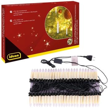 Idena LED Lichterkette 50 mit Kerzenlichtern warmweiß (31839)