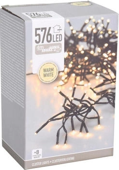 Koopman LED-Clusterlichterkette 576 LEDs warmweiß 7m (AX8550120)