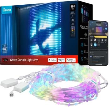 Govee Curtain Lights Pro 960 LEDs (H70B62A1UK)