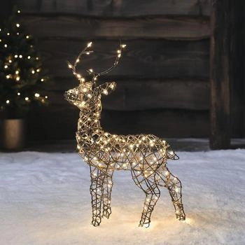 Lights4fun Studley LED Rentier 56cm