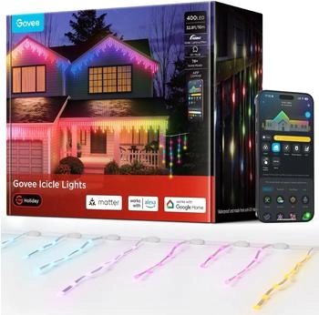 Govee Icicle Lights 400 LED 10m (H70D12D2UK)