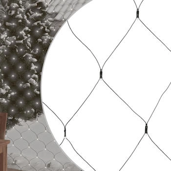 vidaXL Weihnachts-Lichternetz 4x4 M 544 LED Kaltweiß Indoor Outdoor (328783)