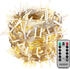 Monzana 200/400/600 LEDs warmweiß/kaltweiß/bunt Weihnachtsbaum Weiß (28233)
