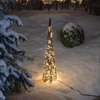 Esotec Solar Weihnachtspyramide Weihnachtsdeko Metallgestell 103410