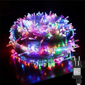 Rosnek 20m 200 LED 8 Lichtmodi Innen Garten Party Weihnachten Halloween Hochzeit Deko Bunt