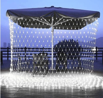 lapamax 6x4M 660 LEDs Innen Lichternetz Weihnachtsbeleuchtung mit 8 Modi für Weihnachten Party Garten Deko Kaltweiß