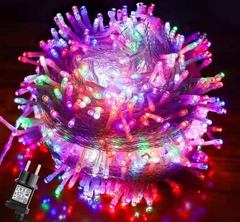 lapalife 20M 200 LED 8 Lichtmodi Wasserdicht mit Timer Innen Party Hochzeit Weihnachten Deko Bunt