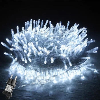 lapalife 100M 800 LED 8 Lichtmodi Wasserdicht mit Timer Innen Party Hochzeit Weihnachten Deko Weiß