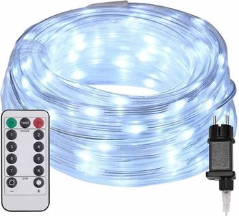 vidaXL Lichtseil mit 240 LEDs Kaltweiß 10 m PVC (42018944)