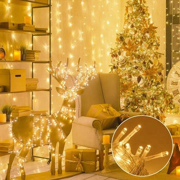 lapamax LED 100M 800 LED Warmweiß 8 Modi Weihnachtsbaumbeleuchtung Deko für Weihnachtsbaum Halloween Party Garten