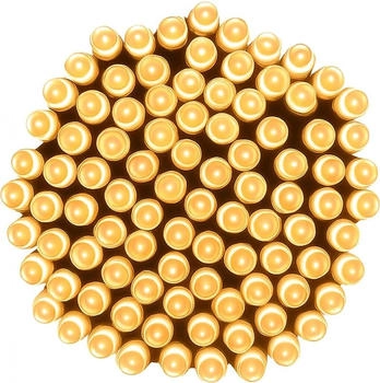 Linder Exclusiv 48-600er LED Außen Innen Party Weihnachtslichterkette weiß warmweiß [EEK: F] (LK002WG)