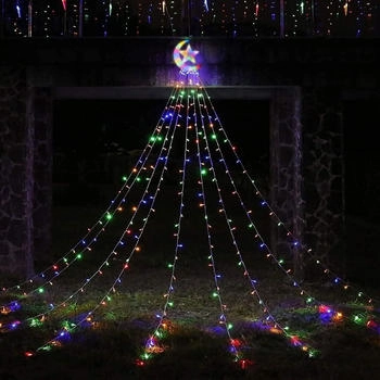 lapalife 3.47m LED Bunt 8 Lichtmodi 31V Weihnachtsbeleuchtung für Weihnachtsbaum Tannenbaum Fenster Garten Deko