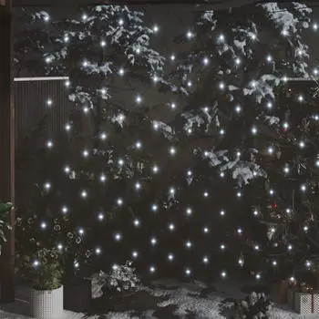 vidaXL LED-Lichternetz Kaltweiß 3x3 m 306 LEDs Indoor Outdoor Kaltweiß (328779)