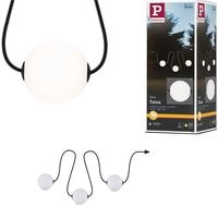 Paulmann LED-Lichterkette "Naima IP67 3000K 1,71m 3x60lm Schwarz" 3 Stk.-flammig