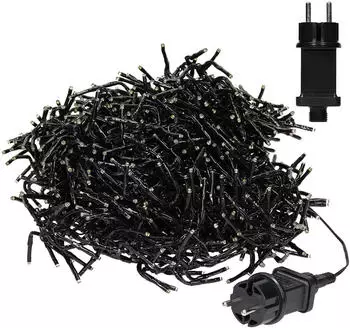 Koopman LED-Clusterlichterkette warmweiß 1512 /