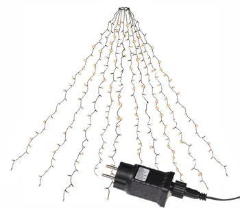 Nipach 280 LED warm weiß Weihnachtsbaum- mit Trafo und 8 Funktionen