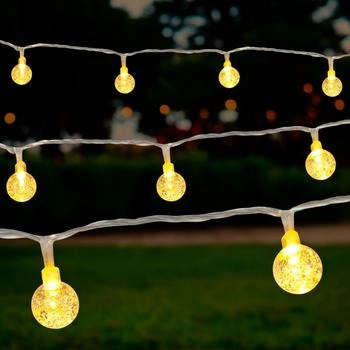 Spetebo 1.10 Party Lights 50 LED warmweiß ca. 4,9m + 5m Zuleitung Outdoor Beleuchtung
