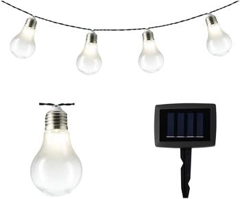 Lumineo LED Solar Glühbirnen Kunststoff Dauerlicht 4,5m Warmweiß (894650)