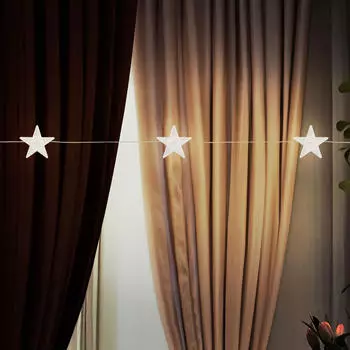 Globo Leuchtkette Weihnachtsdeko LED 20x Sternen-Design L 220cm (143702)