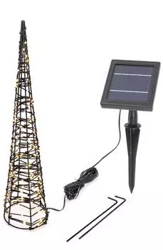 Esotec Solar Weihnachtspyramide Weihnachtsdeko Metallgestell 103409