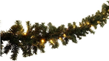 FHS Tannengirlande Star-Max Lichterkette 300 LED mit Timer innen / außen 20,25 m Ø 20 cm