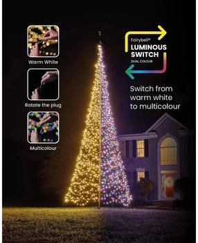 Fairybell Luminous Switch Weihnachtsbaum 6m 2000 LED