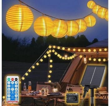 Salcar LED Solarleuchte Solar Lampion Außen Laternen Gartenleuchte 20m 80 Lampions mit Fernbedienung IP44 Garten Balkon Hof Deko 2000 cm (LS14)