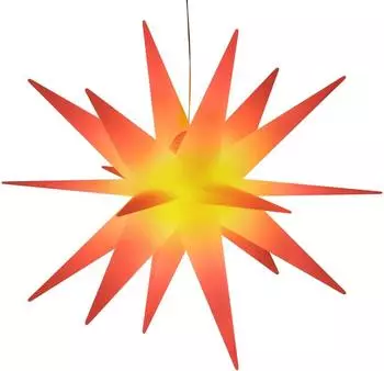 vidaXL LED-Weihnachtsstern Faltbar Rot 100 cm (356193)