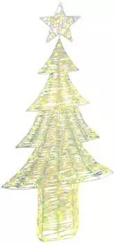 vidaXL Weihnachtsbaum mit 240 LEDs Warmweiß 180 cm Haustier (42018987)