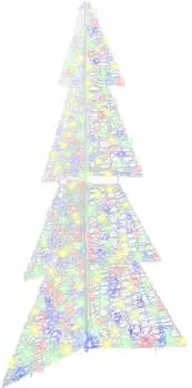 vidaXL Weihnachtsbaum mit 240 LEDs Mehrfarbig 180 cm Acryl (42019213)