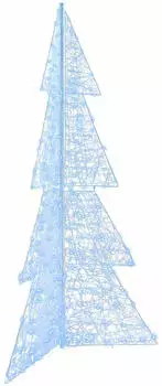 vidaXL Weihnachtsbaum mit 240 LEDs Kaltweiß 180 cm Acryl (42019211)