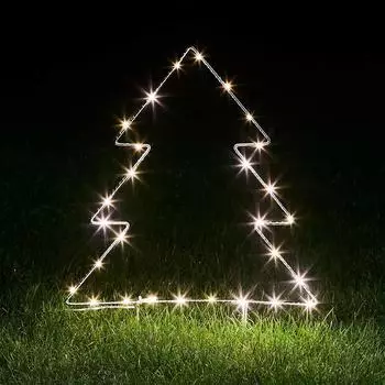 Lights4fun 28er Micro LED Tannenbaum Stableuchte (LL20067)