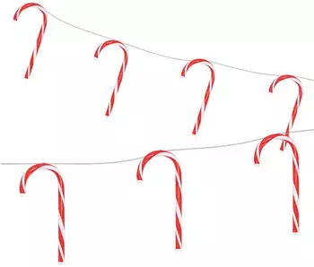 ECD Germany ECD-Germany Lichterkette Rot Kunststoff 330 cm Lampen & Leuchten Innenbeleuchtung Dekoleuchten Lichterketten