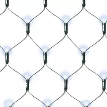 Nipach Lichternetz 100 LED 1,5x1,5 m kaltweiß (BA11749)
