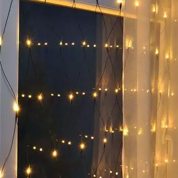 Haushalt International LED Lichternetz 160 LEDs 320x150 cm klar (76047)