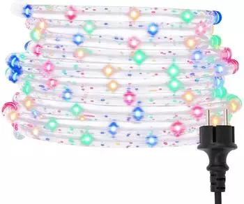 vidaXL Lichtseil mit 2400 LEDs 100 m mehrfarbig