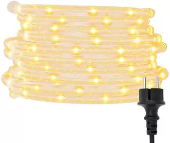 vidaXL Lichtseil mit 2400 LEDs 100 m warmweiß
