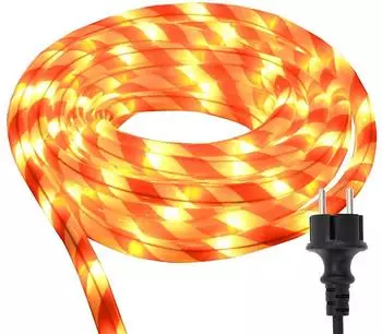 vidaXL Lichtseil mit 480 LEDs 20 m warmweiß