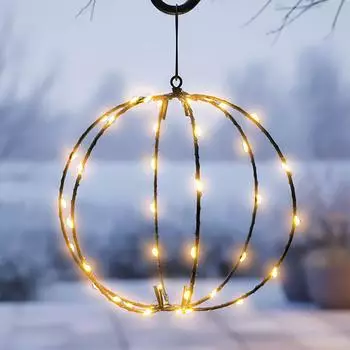 Spetebo LED Leuchtkugel 15 cm warmweiß