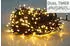 Spetebo Led Lichterkette 80 Led warm weiß - Dual Timer - Innen Außen Batterie 8 Funktion