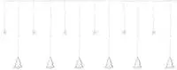 Led Fenster Lichtervorhang 220cm Mit 138 Leds Warmwei&szlig;, Weihnachtsb&auml;ume Und...