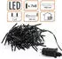 Spetebo Büschel Lichterkette warm + kalt weiß Mix - 5,5 m / 768 Led - Deko Baum