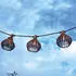 Lumisky Lichterkette Rotilia 8m Polyrattan beige