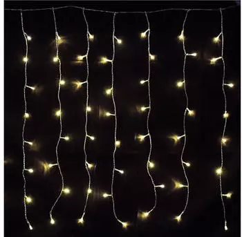 Mojawo 160er Led-Lichtervorhang Innen & Au&szlig;en warmwei&szlig;-DLK005W