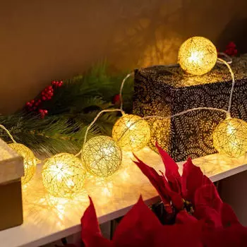 Newgarden Pallina LED-Lichterkette 330cm Warmweiß IP44 (LUMPAL330XXOCNW)