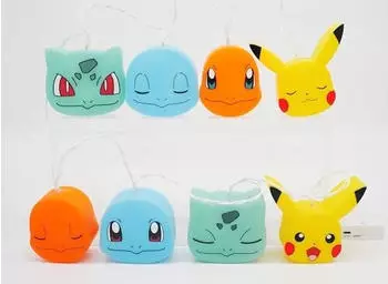 Teknofun Pok&eacute;mon Lichterkette 8 LED-Figuren 2.6m Mehrfarbig (811401)