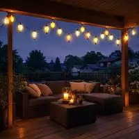 2x Solarleuchte Led Lichterkette Hei&szlig;luftballons Au&szlig;enleuchte Gartendeko