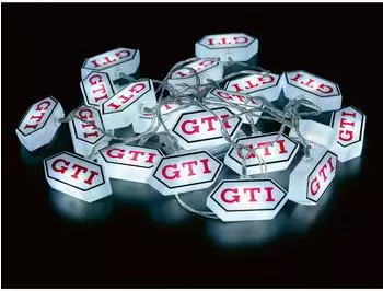 Brisa VW T1 Bus 3D LED Lichterkette, Batterie, Innen, 3m, 20 LEDs, Rot/Wei&szlig; (GTILC01)