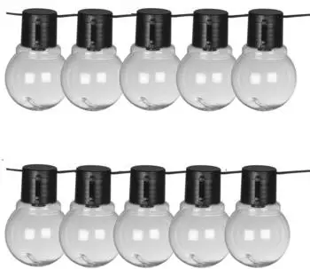 Luxform Menorca Solar-Lichterkette 10x LED, Kunststoff (95114)