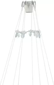 Best Season System LED Flagpole-Start-Set Fahnenmast-Lichterkette IP44 (466-20)